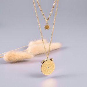 Vintage Double Roman Necklace